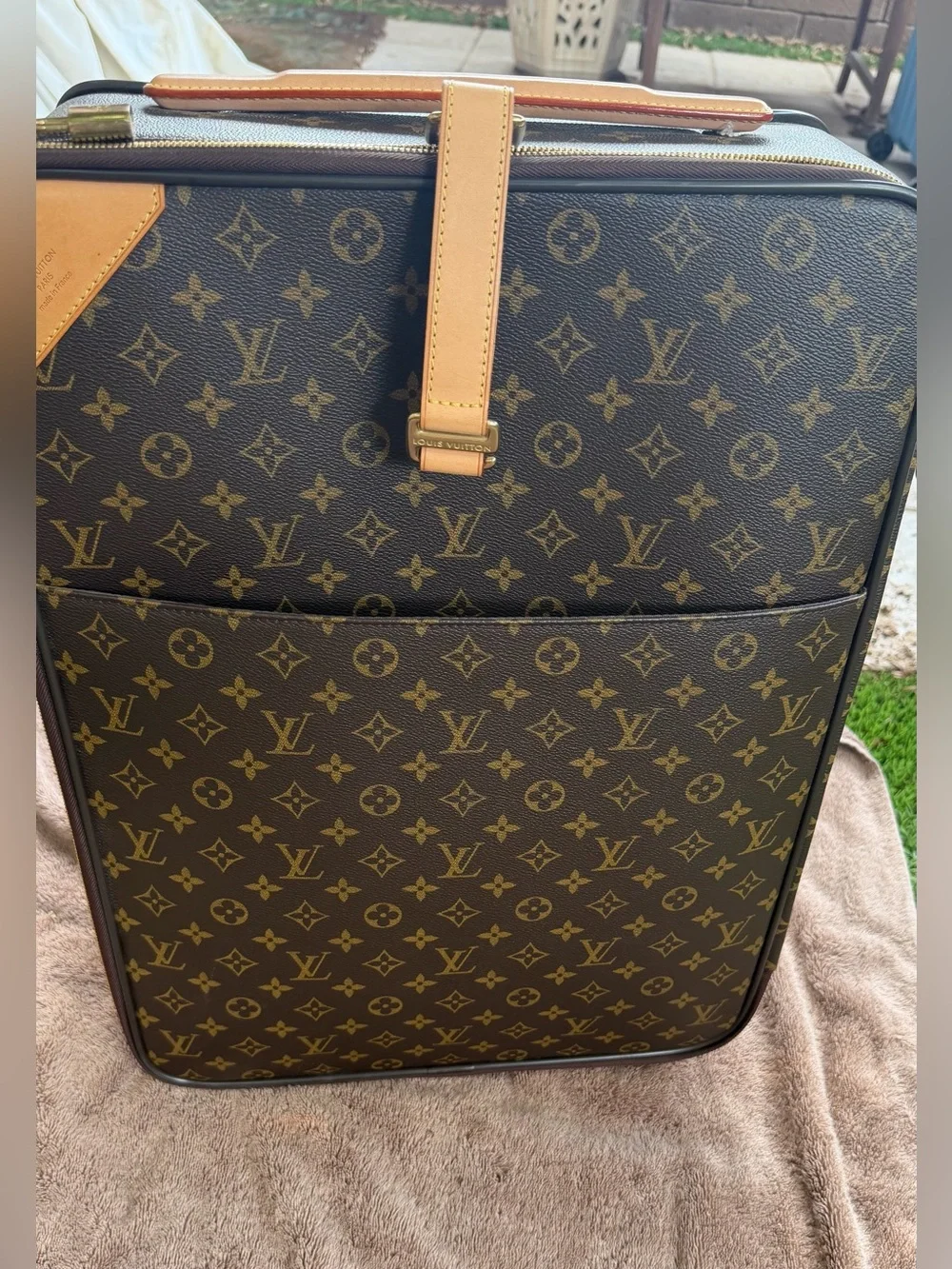 Authentic Louis Vuitton Monogram Pégase Légère 55 Carry-On Suitcase - Excellent